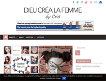 Tablet Screenshot of dieu-crea-la-femme.com
